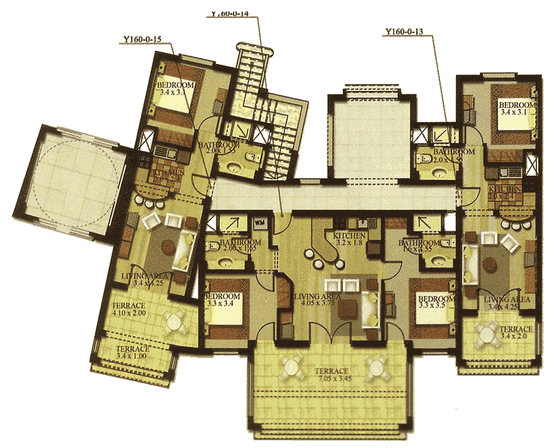 Apartments B Erdgeschoss